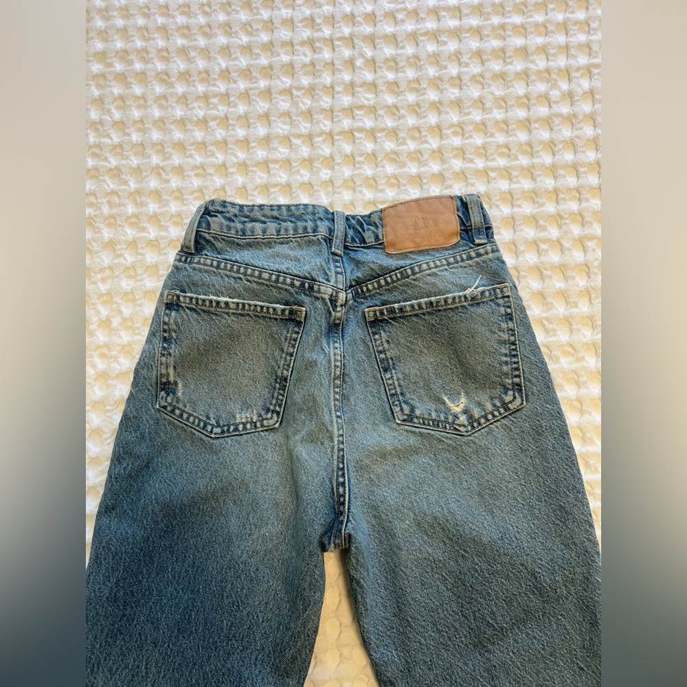 Zara Sz 2 Distressed Jeans - Picture 5 of 8